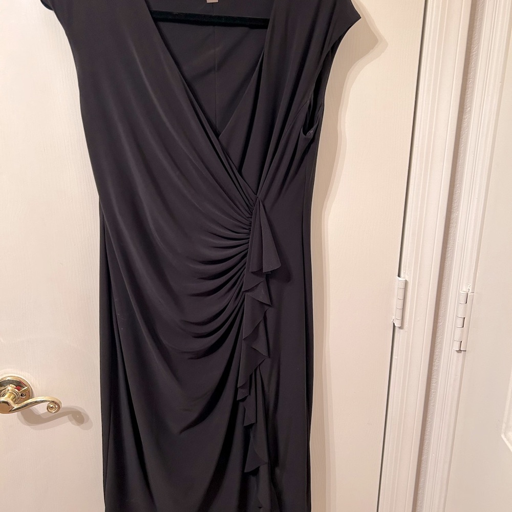 Kasper Surplice Ruffled Dress size 10
